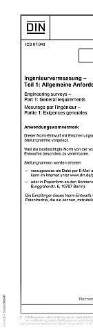 Ingenieurgeodäsie - Illustration DIN-Norm