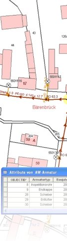 GIS - Illustration Leitungsbestandsdaten